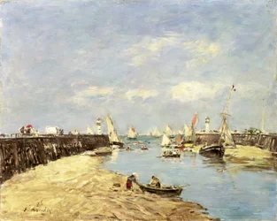 Trouville, bryggan och bassängen, 1896