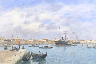 Utsikt över Venedig, 1895