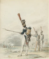 Infanteri av det unga gardet 1812