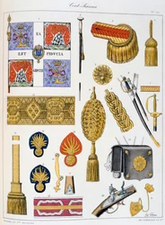 Cent-Suisses, Insignia
