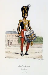 Schweiziska cent, trumslagare, 1814-17