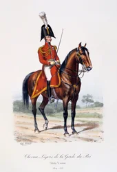 Lätta hästar av kungens garde, liten uniform, 1814-15