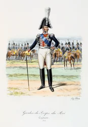 Kungens livvakter, kapten, 1814
