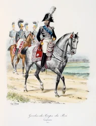 Kungens livvakter, kapten, 1820