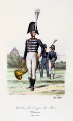 Kungens livvakt, musiker, 1820-30