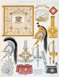 Musketörer av kungens garde, Insignia