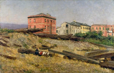 Hus i de liguriska Apenninerna