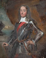 Porträtt av Sir Edward Harley (olja på papper)