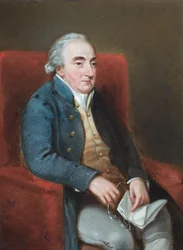 Porträtt av Rt. Hon. Thomas Harley (olja på papper)