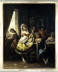 Maja med gitarr