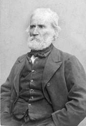 Louis Auguste Blanqui. 1805-1881. Socialistisk teoretiker och politiker. Byst. Stadsdräkt