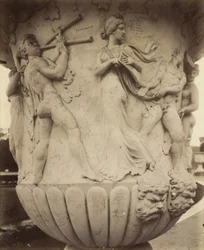 Detalj av en vas i Versailles