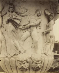 Detalj av en vas i Versailles, 1906