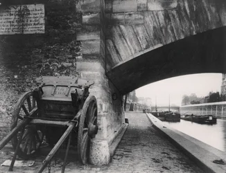 Pont de lArchevêché, i hörnet av Quai de la Tournelle, Paris, 1911