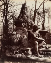 Versailles, det triumferande Frankrikes fontän, 1904.