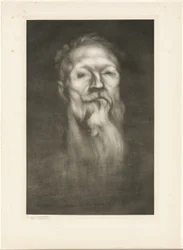 Porträtt av Auguste Rodin