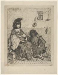 En judisk brud i Tanger, 1833, 1833.