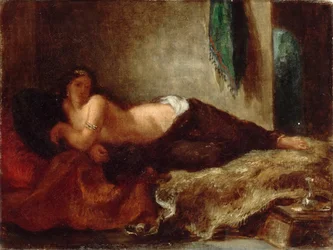 En odalisque, ca. 1849.