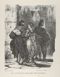 Faust försöker förföra Marguerite Goethe, Faust, 1825-27., 1825-27.