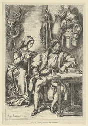 Goetz von Berlichingen skriver sina memoarer, efter 1845., efter 1845.
