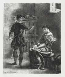 Hamlet: Hamlet och Ophelia