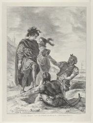 Hamlet och Horatio före gravgrävarna, 1843., 1843.