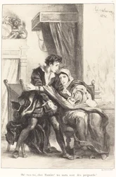 Hamlet och drottningen (akt III, scen IV)
