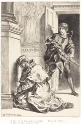 Hamlet frestas att döda kungen (akt III, scen III)