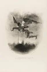 Mephistopheles Flying, från Faust