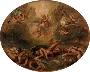 Saint Michael besegrar djävulen