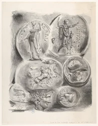 Studier av sju grekiska mynt, 1825., 1825.