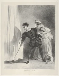 Mordet på Polonius, 1834-43, 1834-43