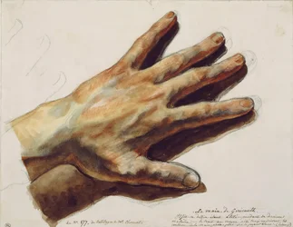 Théodore Géricaults vänstra hand.