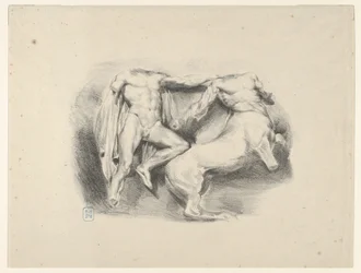 Theseus erövrare av kentauren Eurytus, 1825., 1825.