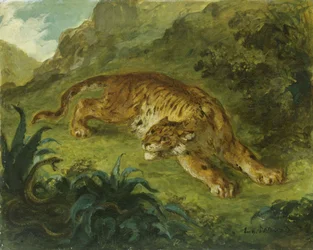 Tiger och orm, 1854-1858.