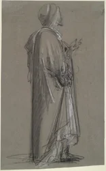 Arabe-debut (A Standing Arab)