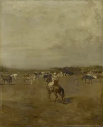 Arabiskt läger, ca 1847