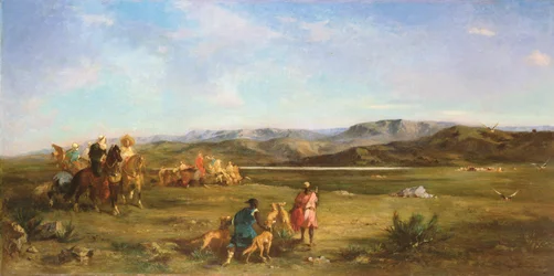 Gaselljakt i Chott el-Hodna, 1856