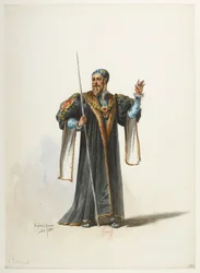 Btv1b84558104 10 - Saint-Saëns - Henrik VIII - Kostymmodeller - Lacoste - 10. Cranmer