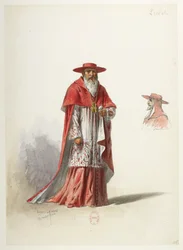 Btv1b84558104 27 - Saint-Saëns - Henrik VIII - Kostymmodeller - Lacoste - 27. Prelat
