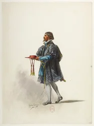 Btv1b84558104 34 - Saint-Saëns - Henrik VIII - Kostymmaketter - Lacoste - 34. Kostym