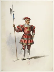 Btv1b84558104 36 - Saint-Saëns - Henrik VIII - Kostymmaketter - Lacoste - 36. Kostym