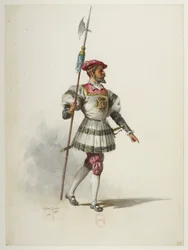 Btv1b84558104 37 - Saint-Saëns - Henrik VIII - Kostymmaketter - Lacoste - 37. Kostym