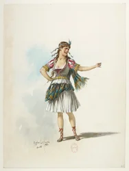Btv1b84558104 41 - Saint-Saëns - Henrik VIII - Kostymmaketter - Lacoste - 41. Kostym