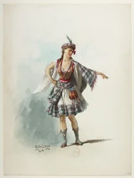 Btv1b84558104 43 - Saint-Saëns - Henrik VIII - Kostymmaketter - Lacoste - 43. Kostym