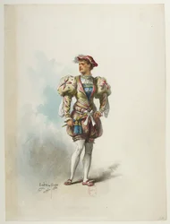 Btv1b84558104 57 - Saint-Saëns - Henrik VIII - Kostymmaketter - Lacoste - 57. Kostym