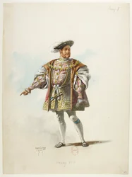 Btv1b84558104 60 - Saint-Saëns - Henrik VIII - Kostymmodeller - Lacoste - 60. Henrik VIII