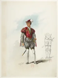Btv1b84558104 66 - Saint-Saëns - Henrik VIII - Kostymmaketter - Lacoste - 64:e kostymen