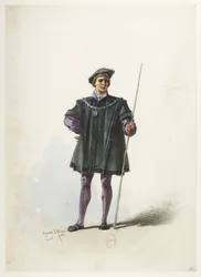 Btv1b84558104 70 - Saint-Saëns - Henrik VIII - Kostymmaketter - Lacoste - 68:e kostymen