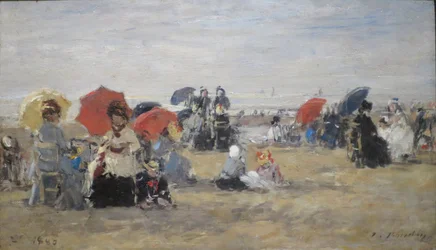 Strand vid Trouville